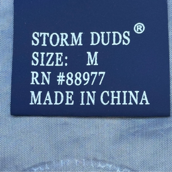 UCONN Huskies Basketball Blue Hooded Rain Jacket Storm Duds Unisex Size M Gift - Picture 7 of 16